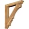 Ekena Millwork Balboa Traditional Rough Sawn Bracket w/ Offset Brace, Western Red Cedar, 6"W x 34"D x 38"H BKT0604X34X38BOA01RWR - alternate 1